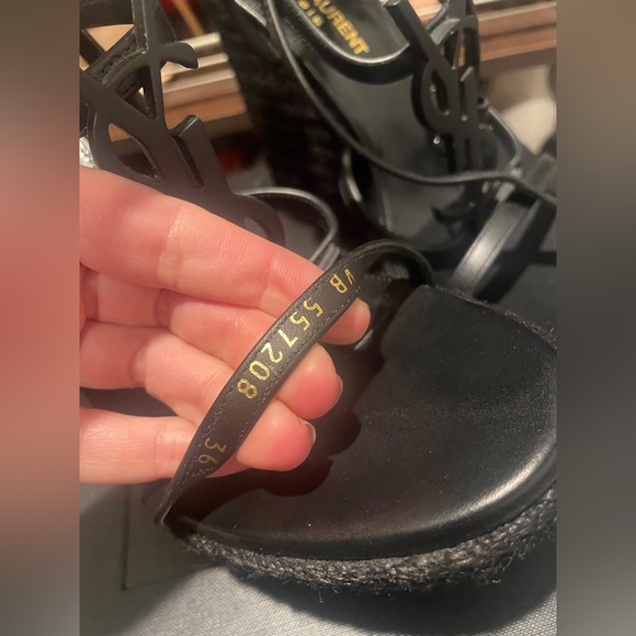 YSL saint laurent Cassandra Wedge heels 36.5 - Picture 3 of 5